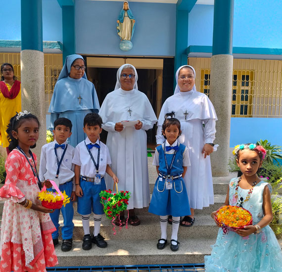 School Manager's Birthday(Rev Mother Philomena Mathew) and Investiture Ceremony