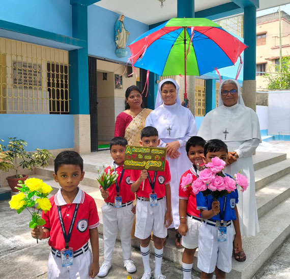 Visitation of the Provincial Superior Rev. Sr. Jacinta Jyrwa